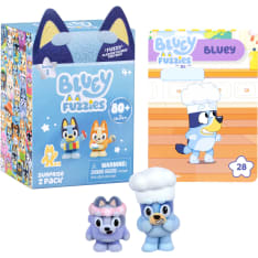 Bluey Fuzzies 2-pack nukkafiguuri