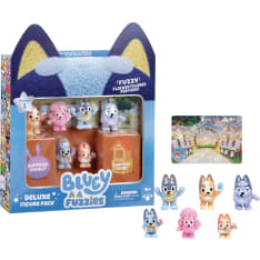 Bluey Fuzzies Fan Favorites 8-pack of puppets