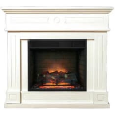 Ropo Garden 1000/2000W white decorative fireplace