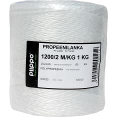 Piippo 1200/2 1kg 600 m Propylene yarn