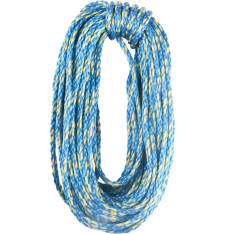 Pipe blue/yellow polypropylene rope