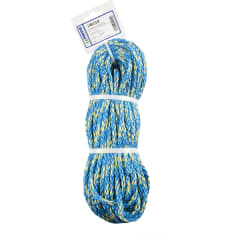 Pipe blue/yellow polypropylene rope