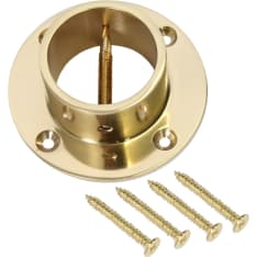 Pipe Ø 38 mm brass Rope wall bracket
