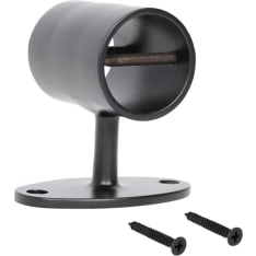 Pipe Ø 38 mm powder coated black Rope connection bracket
