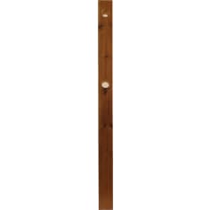 Pipe with two holes brown Rope post