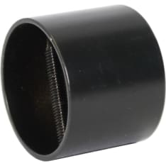 Pipe 36mm black rope end plug