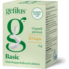 Gefilus Basic maitohappobakteerivalmiste