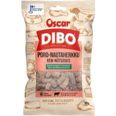 Dibo Poro-Nautaherkku koirille ja kissoille täydennysrehu 100 g