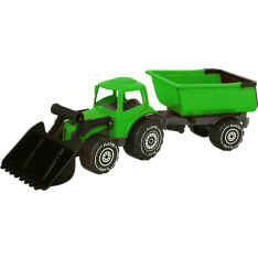 Plasto 56,5 cm kauhatraktori ja peräkärry