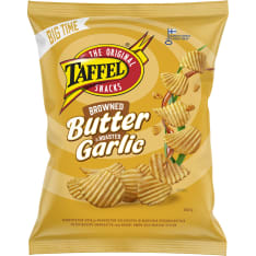 Taffel Butter & Garlic flavoured chips 260g