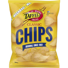 Taffel Chips Classic 305 g suolattu perunalastu