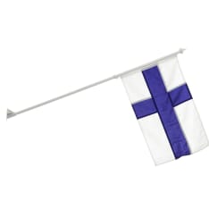 TT 70 x 45 cm on the wall Finnish flag