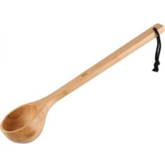 Relaxed bamboo sauna scoop