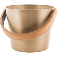 Relaxed Champagne aluminum sauna bucket