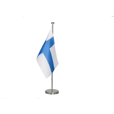 Finnish flag on the table
