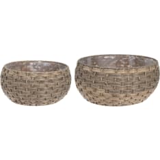 4Living Mocca low planter basket
