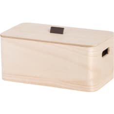4Living wooden box with lid