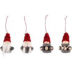 Winteria 4pcs branch ornament