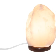 4Living white salt lamp