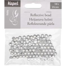 Kapel white reflective bead