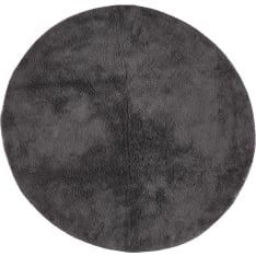 4Living round Bamboo bathroom mat
