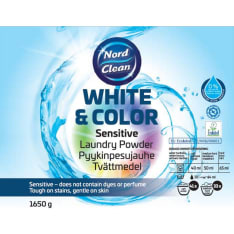 Nord Clean fragrance-free 1.65 kg laundry detergent for colored and white laundry