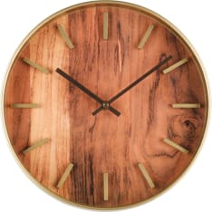 4Living Wood wall clock