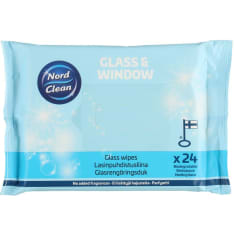 Nord Clean 24 kpl lasin puhdistusliina