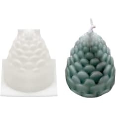 Pine cone 5.7 x 7 cm candle mould