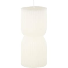 Polar hourglass table candle