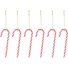 Winteria 6pcs branch ornament