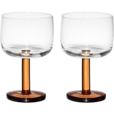 Flavor Wine glass brown 2 pcs 28 cl