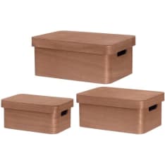 4Living kannellinen puulaatikko