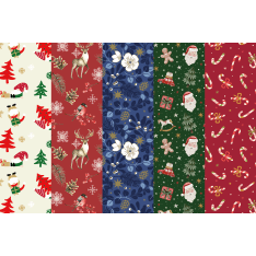 Winteria 70cm x 10m joulupaperi