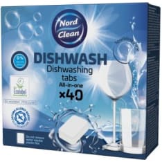 Nord Clean All-in-one 40 kpl konetiskitabletti