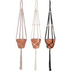 4Living Rope charm with wooden beads 108 cm