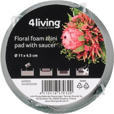 4Living Floral foam mini pad with saucer