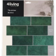 4Living Green tile rack