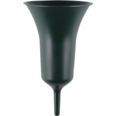 Plastic flower vase black 32,5 cm