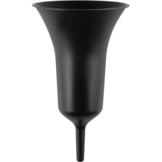 Plastic flower vase black 32,5 cm