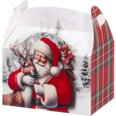 Winteria Santa Claus and deer 20,5x11,5x21,8cm gift box
