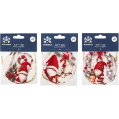 Pakettikortti Tonttu 6 kpl lajitelma