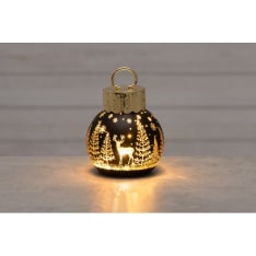 Winteria 10cm led joulupallo