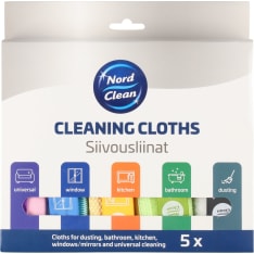 Nord Clean 5kpl siivousliinat
