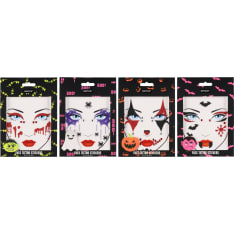 Kasvotarrat Halloween 24 kpl