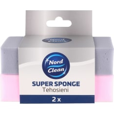 Nord Clean pinkki/harmaa 2kpl tehosieni