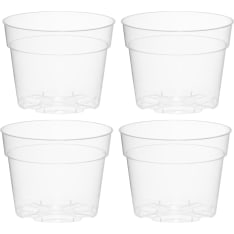 4Living 15cm 4kpl kirkas istutusruukku