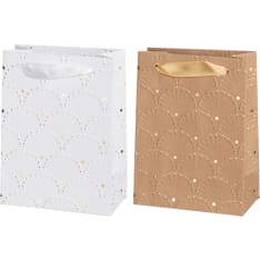 Winteria kraft Clam Gift Bag