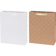 Winteria kraft Clam Gift Bag