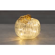 Finnlumor transparent cracked glass pumpkin
